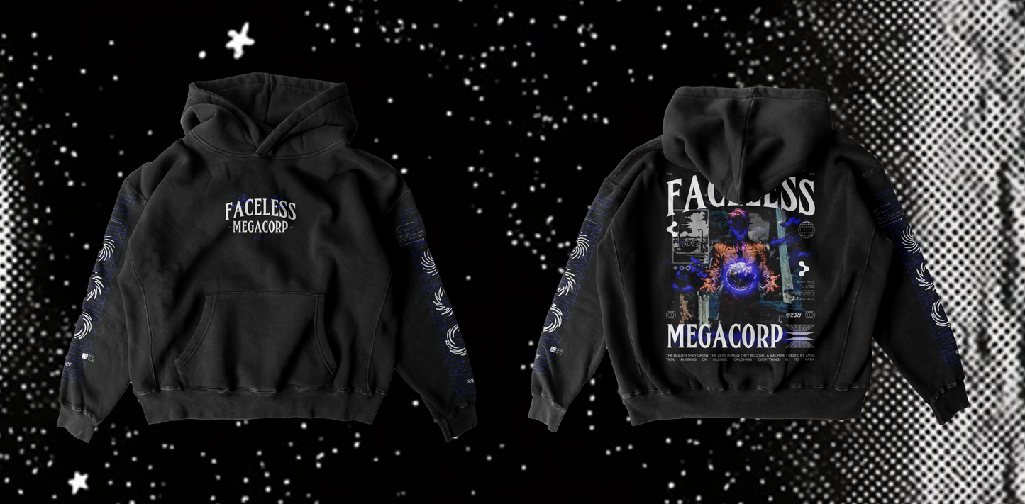 Faceless MegaCorp Deluxe Hoodie