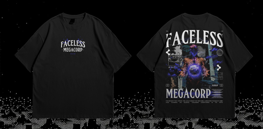 Faceless Megacorp - Front/Back T-shirt