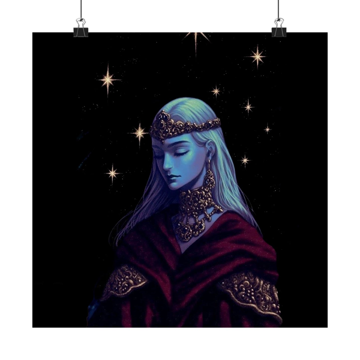 The Baleful Queen Poster - Dark Fantasy Wall Art