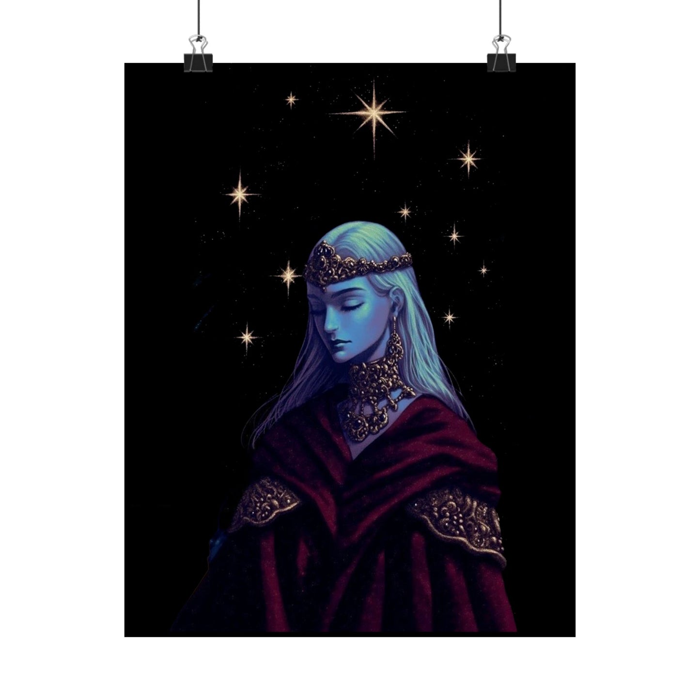 The Baleful Queen Poster - Dark Fantasy Wall Art