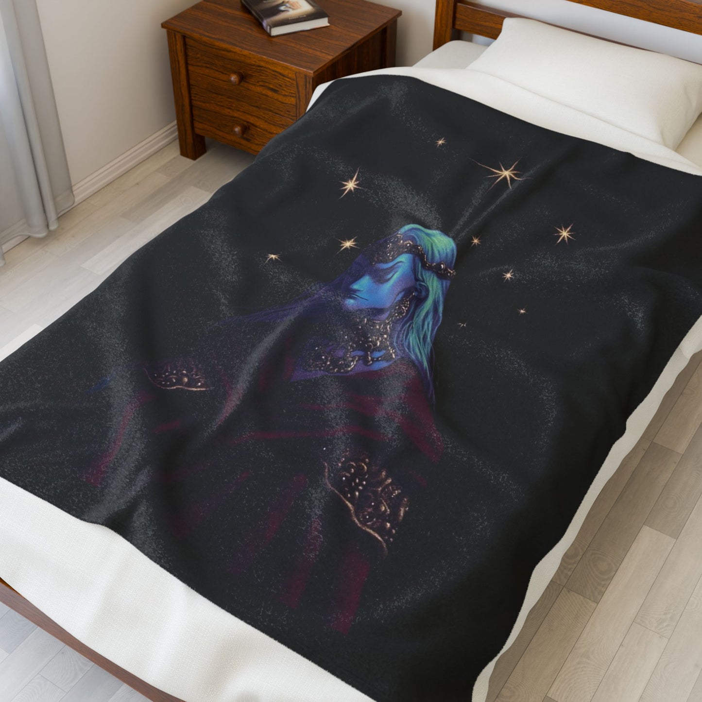 The Baleful Queen - Velveteen Plush Blanket  50x60