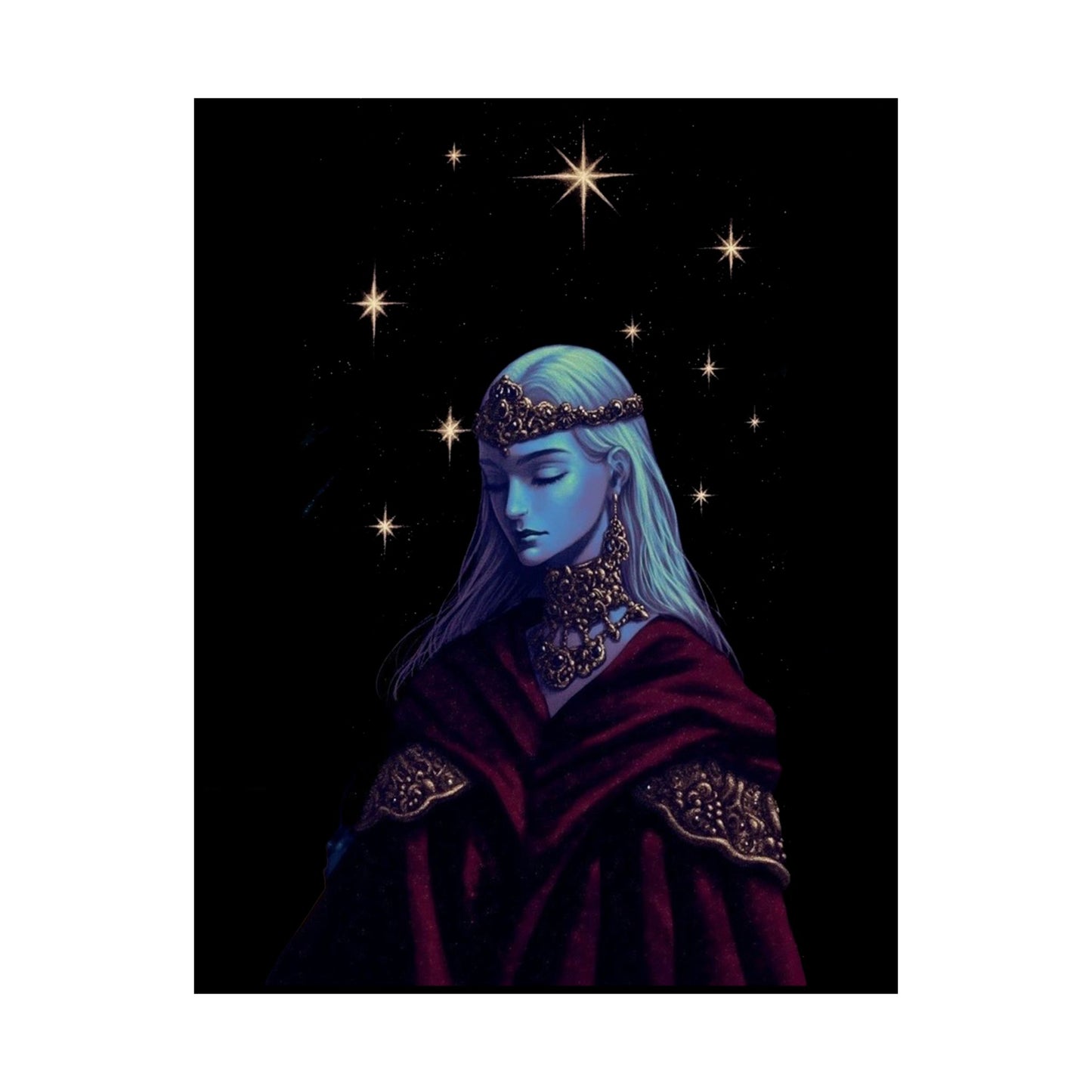 The Baleful Queen Poster - Dark Fantasy Wall Art