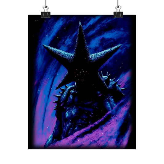 The Black Star Poster - Dark Fantasy Wall Art