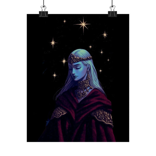 The Baleful Queen Poster - Dark Fantasy Wall Art